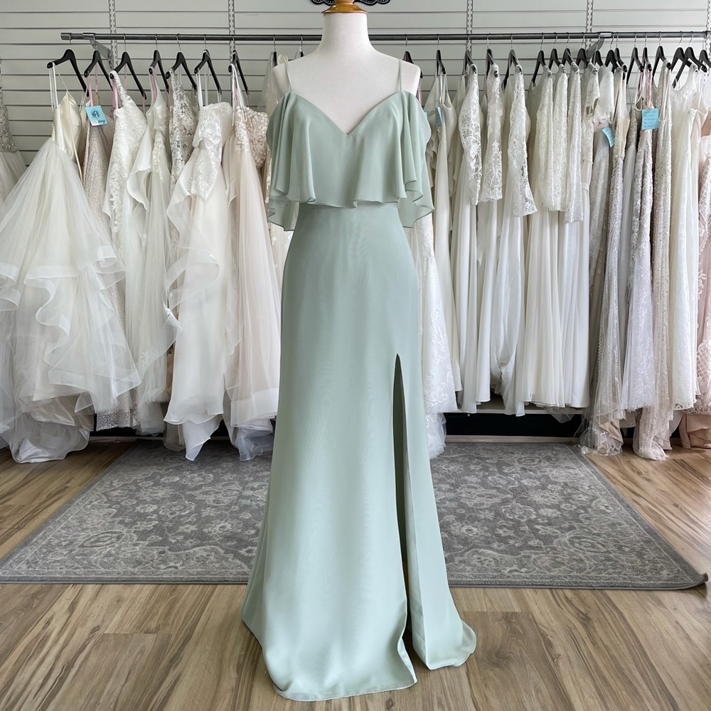 Sea Foam Cold Shoulder Dress